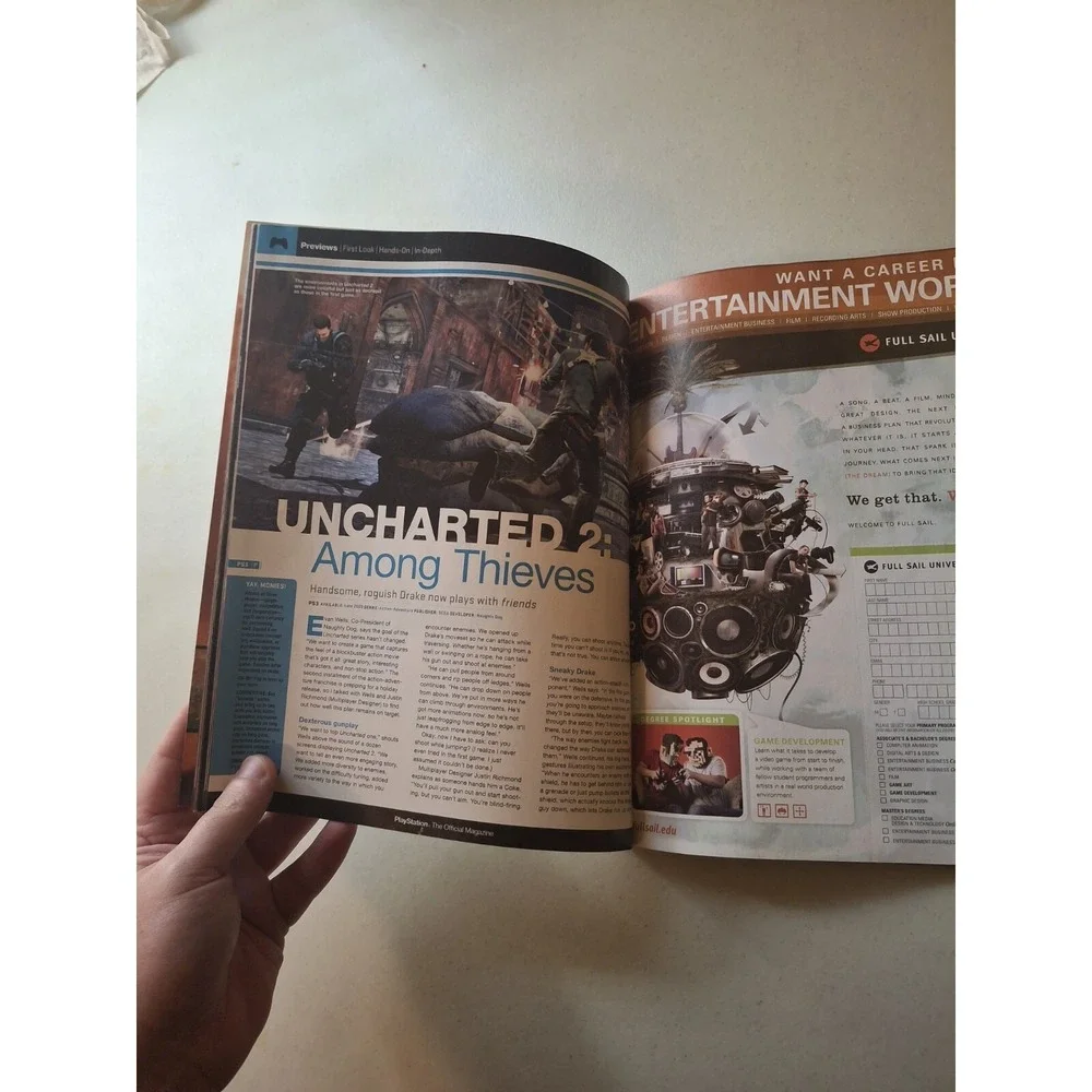 Playstation The Official Magazine PS3 PSP July 2009 God of War III KRATOS READ.